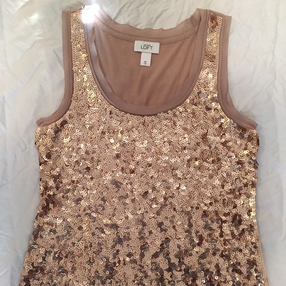 loft sequin top